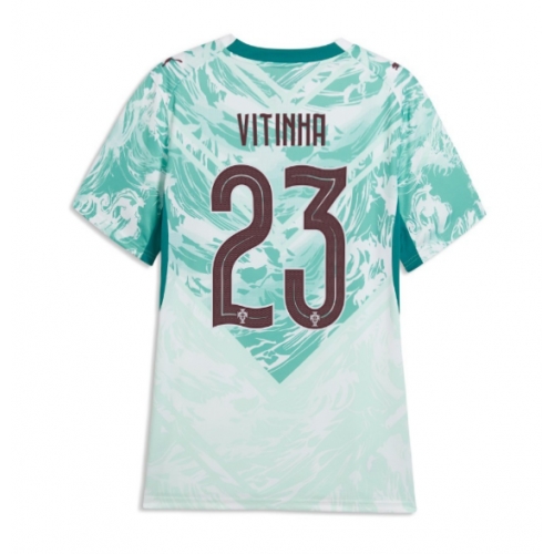 Billige Fotballdrakt Portugal Vitinha #23 Replika Bortedrakt Dame VM 2026 Kortermet Billige Fotballdrakt Portugal Vitinha #23 Replika Bortedrakt Dame VM 2026 Kortermet
